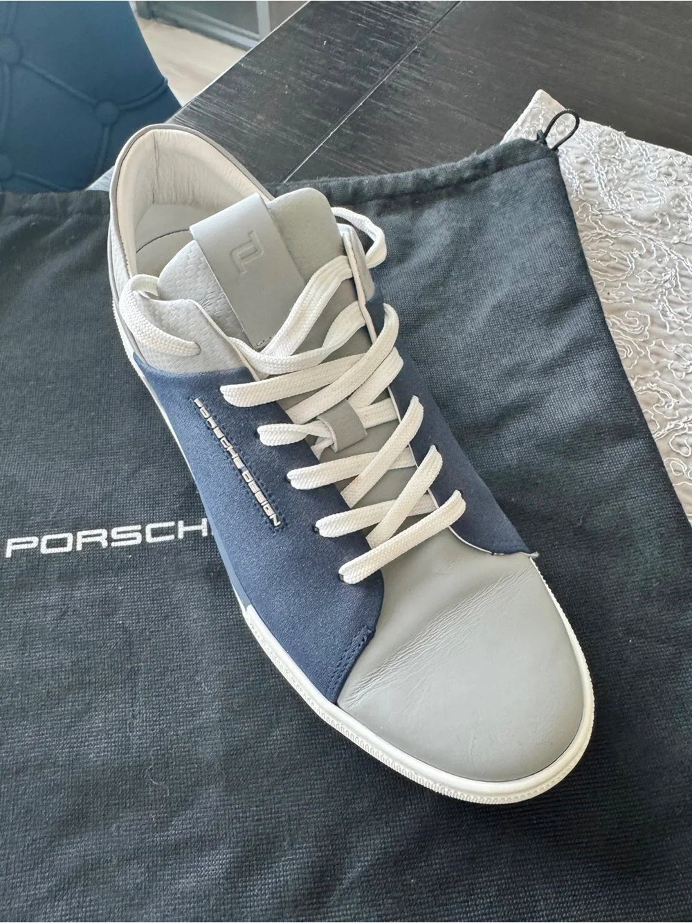 Cupsole 2.0 Porsche Design Men's Navy and Light Gray Low-Top Sneakers